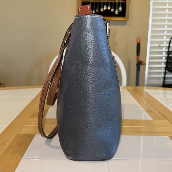 Vintage Dooney and Bourke Pebbled Lexington Leather Tote Bag - Picture 5 of 16